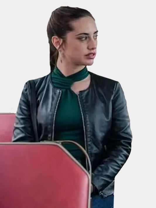 Asia Ortega Sky High 2023 Leather Jacket