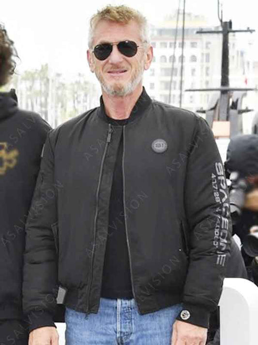 Asphalt City 2024 Gene Rutkovsky Black Bomber Jacket