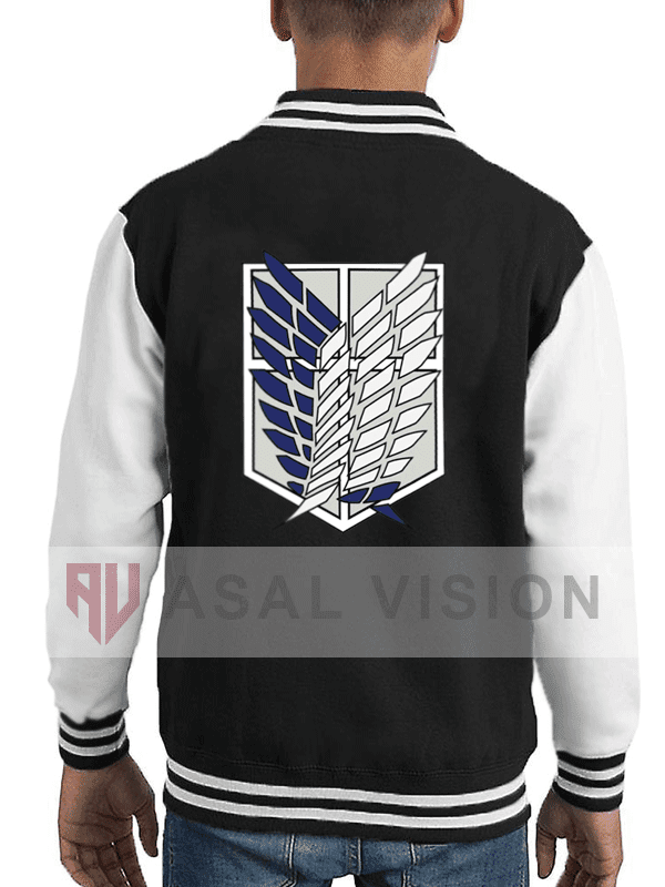 TV Series Attack On Titan Survey Corps Varsity Bomber Jacket