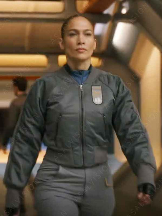 Atlas 2024 Jennifer Lopez Bomber Jacket