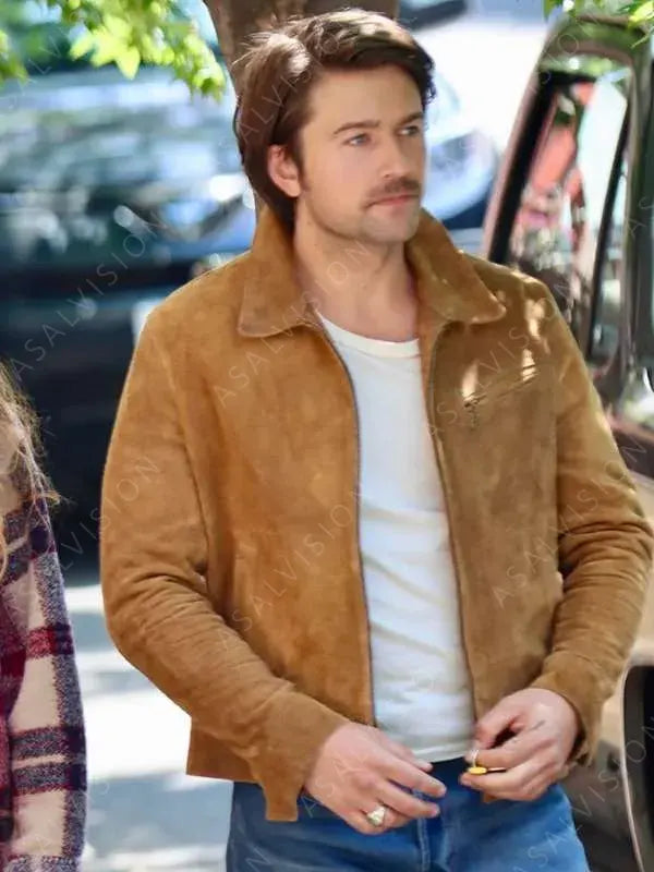 Atlas Corrigan It Ends with Us 2024 Brown Leather Jacket