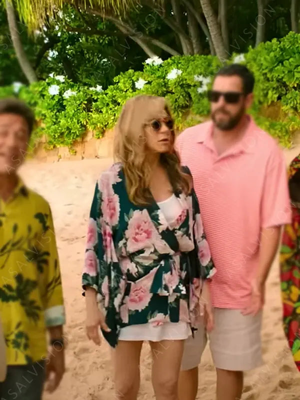 Audrey Spitz Murder Mystery 2 Jennifer Aniston Floral Blazer