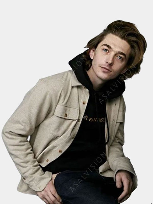 Austin Abrams The Starling Girl 2023 Beige Jacket