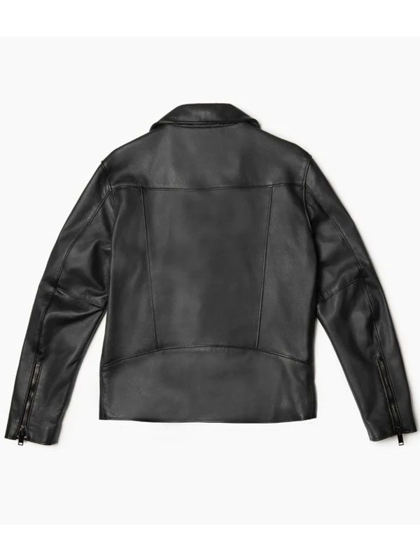 Men's Authentic Black Motorcycle Leather Jacket