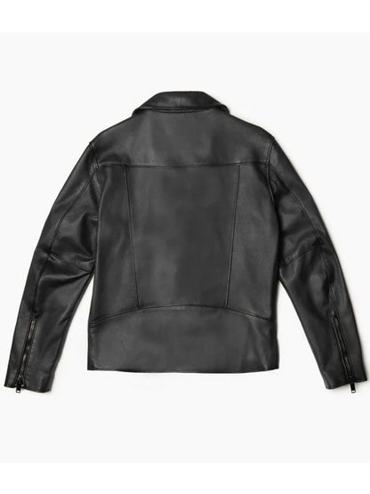 Men's Authentic Black Motorcycle Leather Jacket