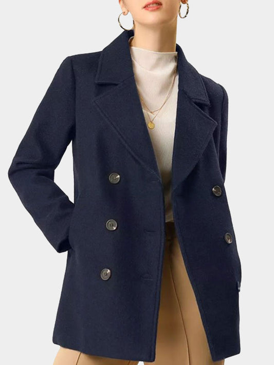 Avenra Navy Blue Peacoat