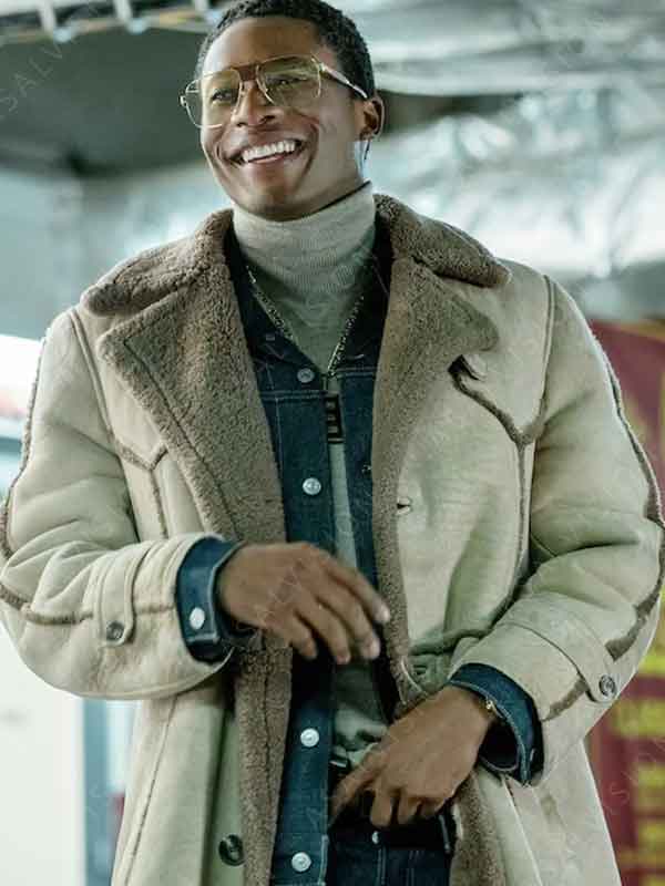 BMF Terry ‘Southwest T’ Flenory Shearling Leather Coat