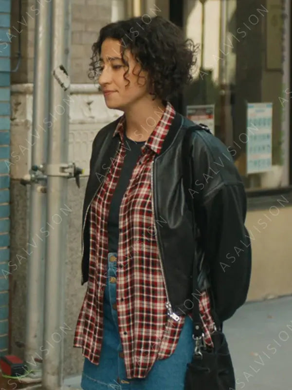 Babes 2024 Ilana Glazer Leather Jacket