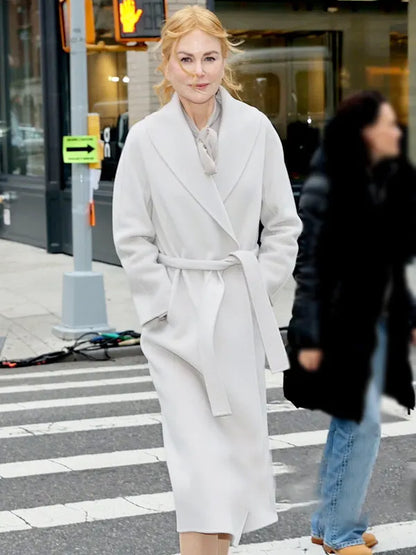 Babygirl 2024 Nicole Kidman White Coat