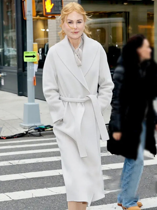 Babygirl 2024 Nicole Kidman White Coat