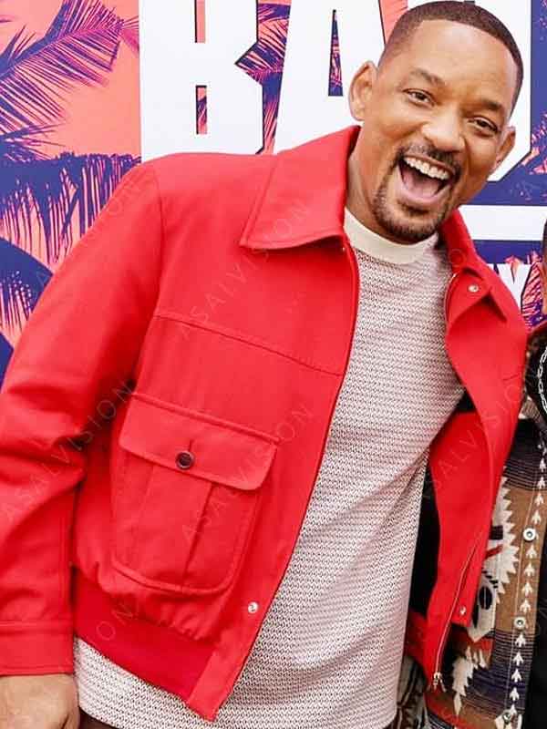 Bad Boys Ride Or Die Will Smith Red Jacket