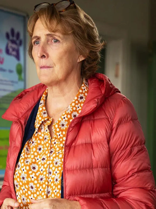 Bad Sisters Season 2 Fiona Shaw Puffer Jacket