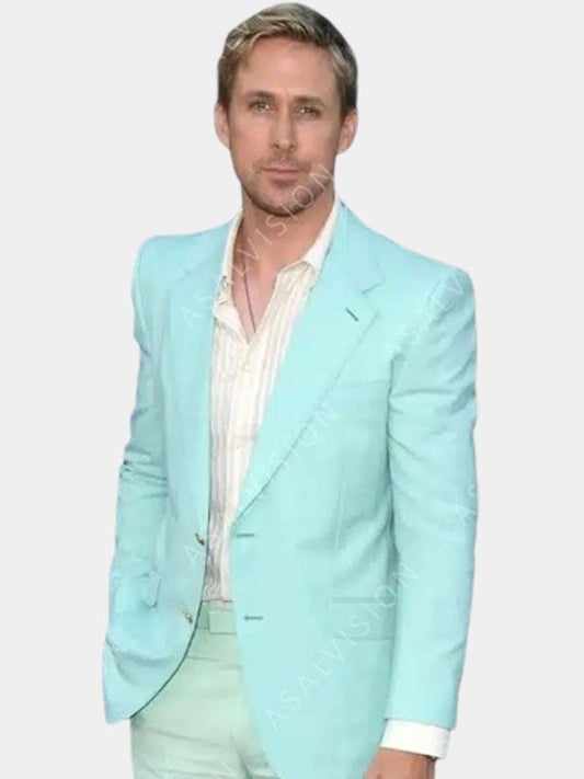 Barbie 2023 Ryan Gosling Blue Blazer