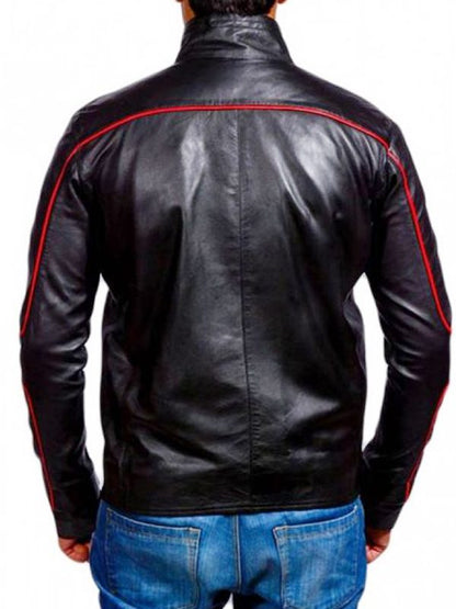 Batman Beyond Terry McGinnis Black Leather Jacket