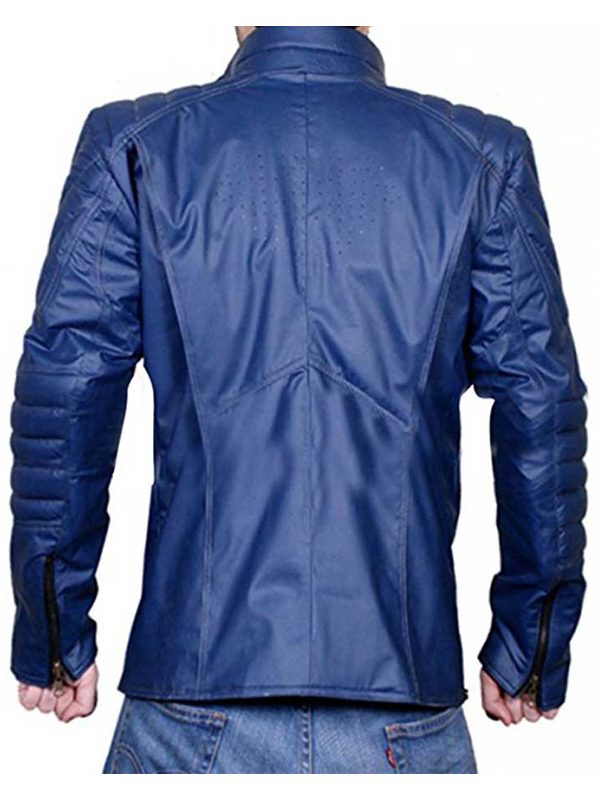 Batman V Superman Dawn of Justice Reversible Leather Blue Jacket