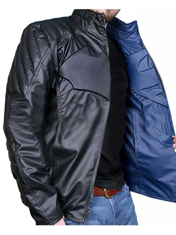 Batman V Superman Leather Black Jacket