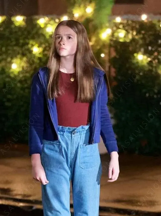 Bea IF 2024 Cailey Fleming Blue Hoodie