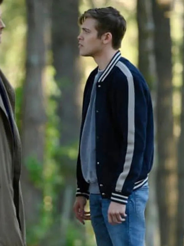 Belphegor Bomber Varsity Blue Jacket