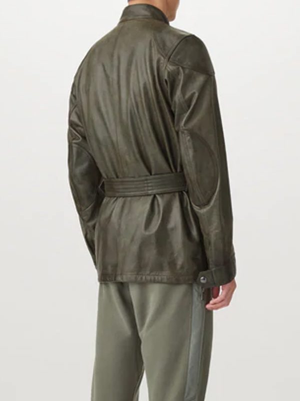 Belted Leather Jacket