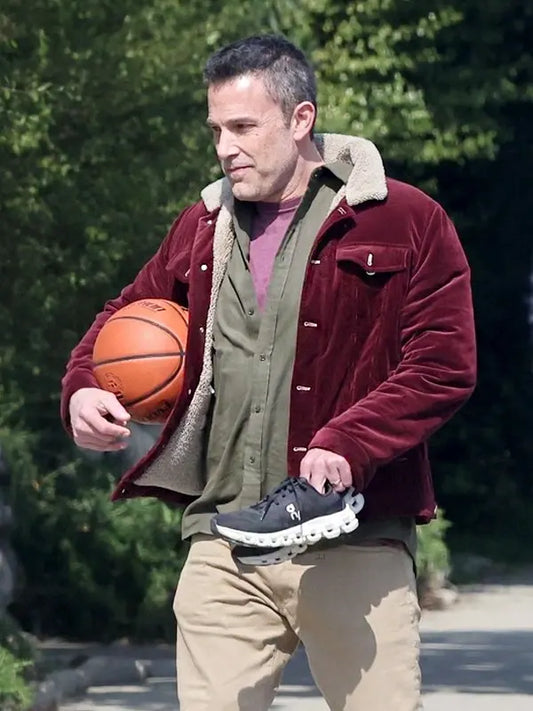 Ben Affleck The Accountant 2 Maroon Jacket
