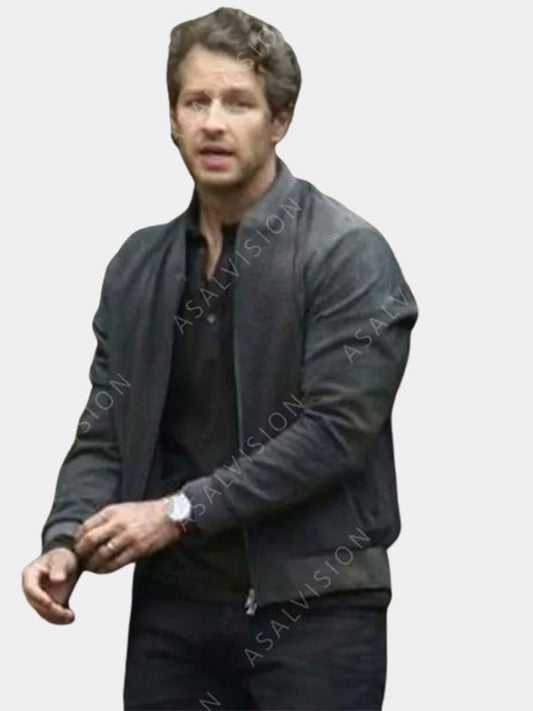 Ben Stone Manifest Leather Bomber Jacket