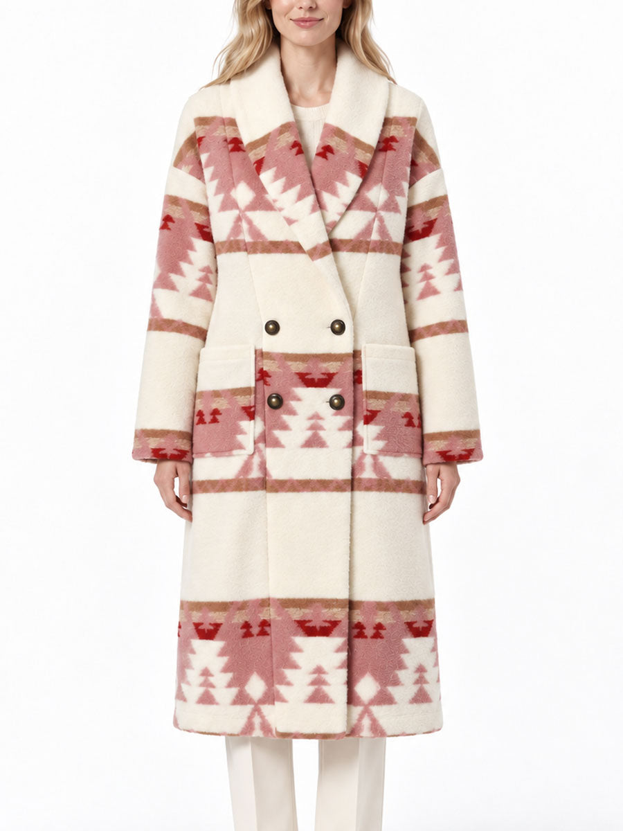 Beth Dutton Pink Printed Coat