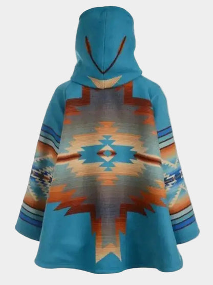 Beth Dutton Yellowstone Blue Poncho