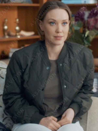 Betty Movie Betty’s Bad Luck In Love 2024 Laci J Mailey Cropped Quilted Bomber Puffer Jacket