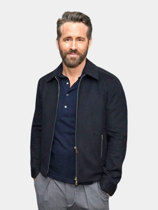 Big Adam The Adam Project Cotton Black Jacket