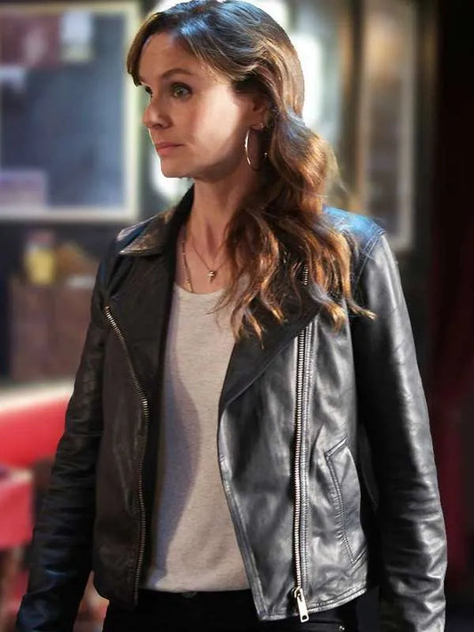 Birdie Nicoletti The Company You Keep 2023 Sarah Wayne Callies Biker Leather Jacket
