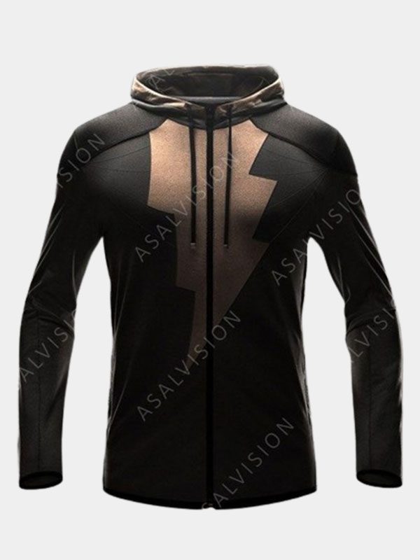 Black Adam Dwayne Johnson Grey Hoodie