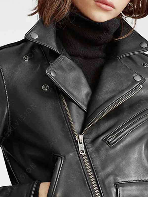Black Butter Soft Genuine Biker Leather Jacket