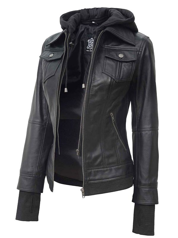 Black Color Leather Jacket