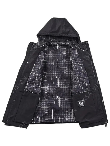 Black Hooded Jacket
