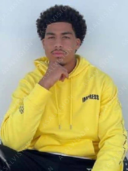 Black-ish Yellow Hoodie