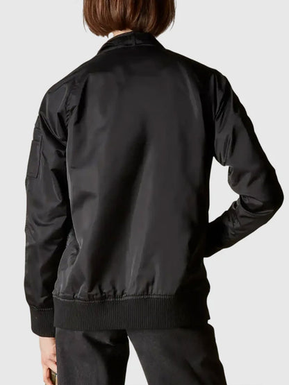 Brynnley Black Bomber Jacket