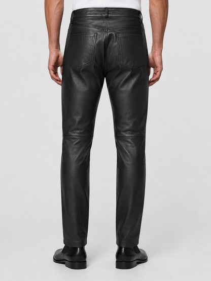 Leather Jeans For Men