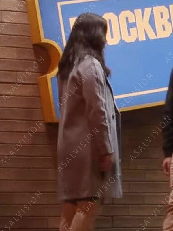 Blockbuster 2022 Melissa Fumero Grey Coat