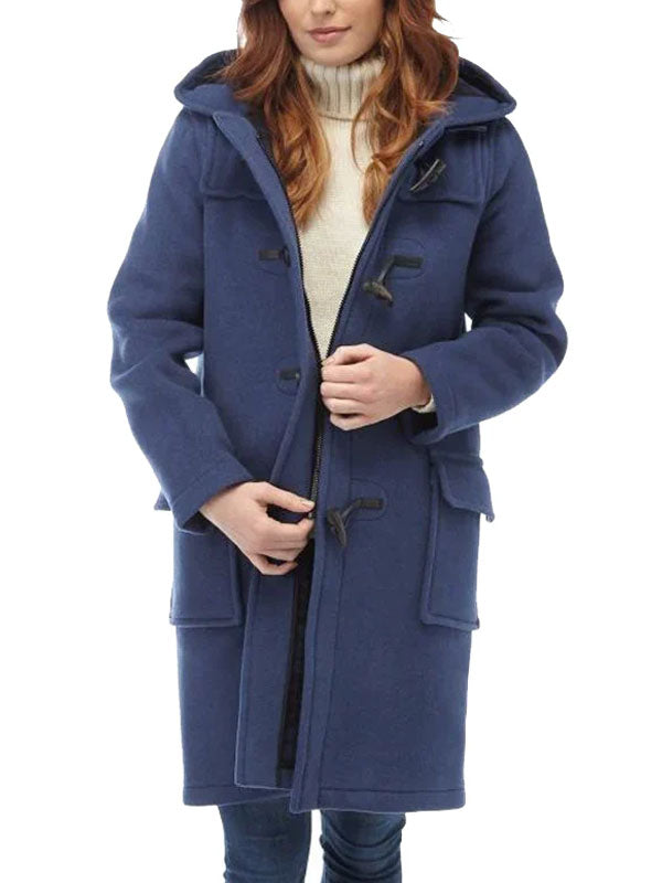 Hadley Blue Duffle Coat