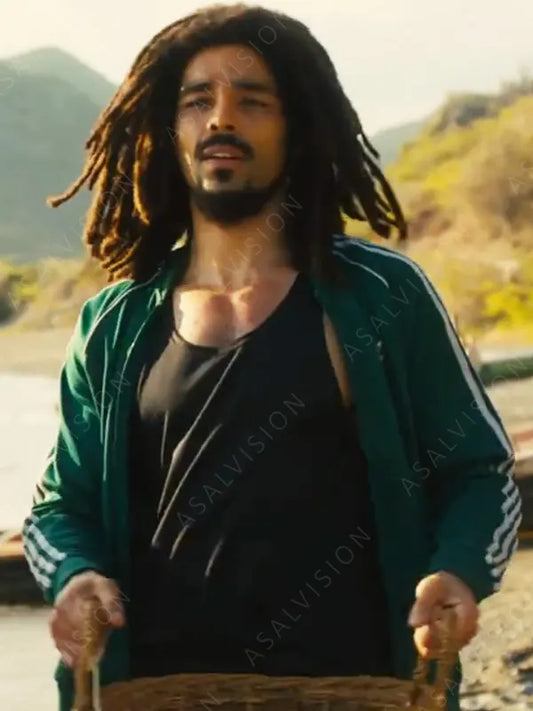 Bob Marley One Love 2024 Green Track Jacket