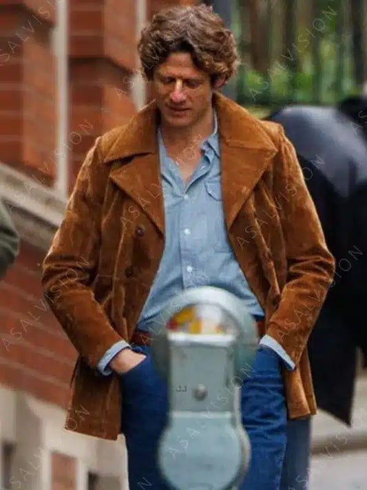 Bob Marley One Love James Norton Brown Suede Leather Coat