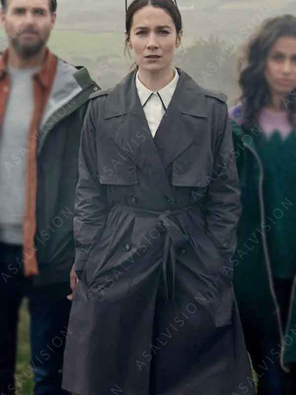 Bodkin Dove Black Trench Coat