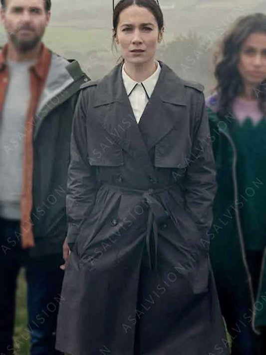 Bodkin Dove Black Trench Coat