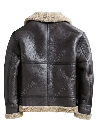 Bogdan Brown Shearling Leather Jacket