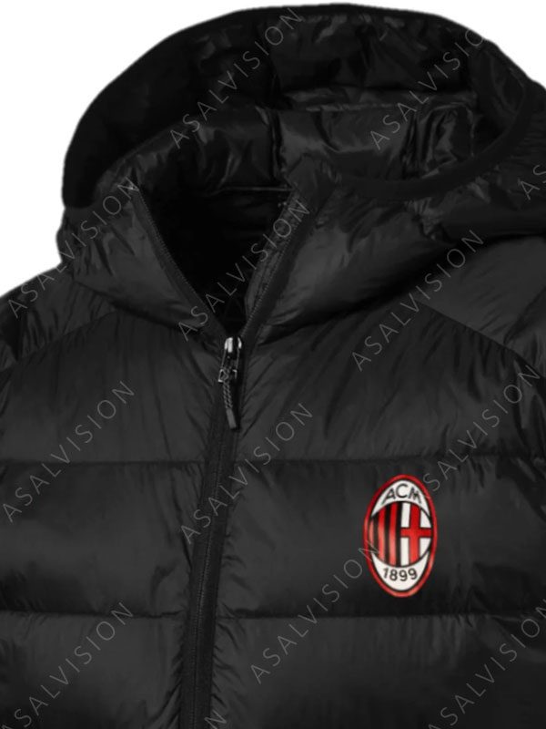 Bomber Black Puffer Jacket