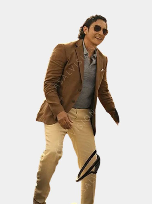 Boro FUBAR Gabriel Luna Brown Blazer