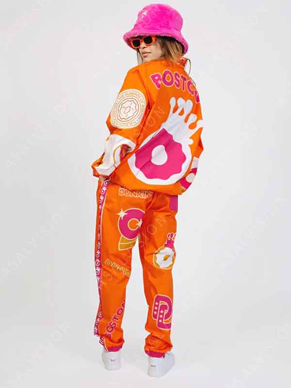 Boston Super Bowl Dunkin Donuts Dunkings Orange Tracksuit