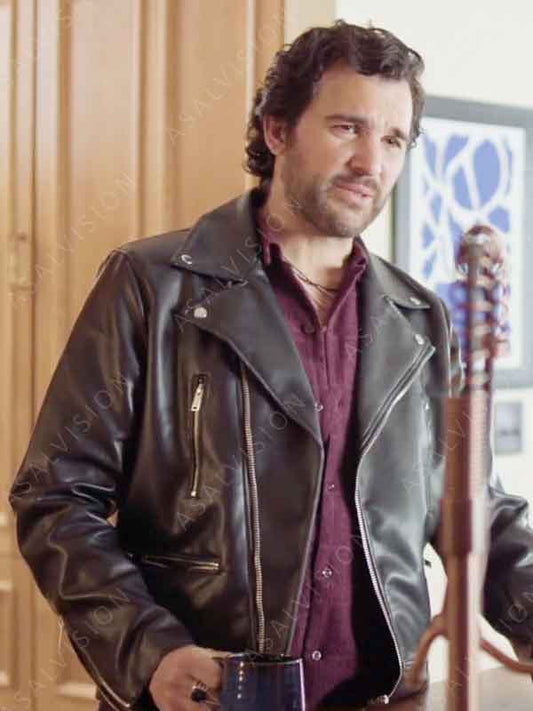 Branching Out 2024 Juan Pablo Di Pace Leather Jacket