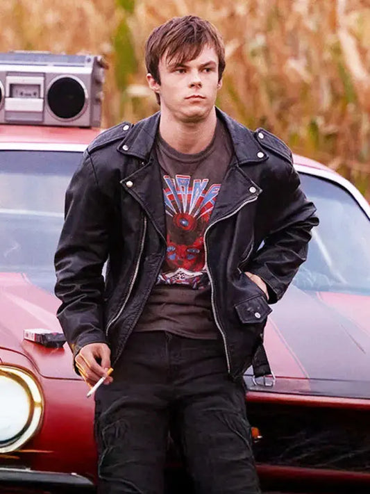 Brave the Dark 2024 Nathan Williams Black Leather Jacket