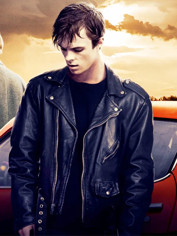 Brave the Dark 2024 Nicholas Hamilton Black Leather Jacket